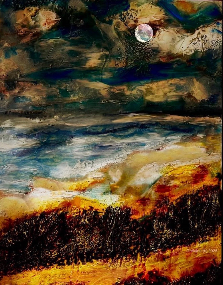 Dunes at Midnight 9 x 12