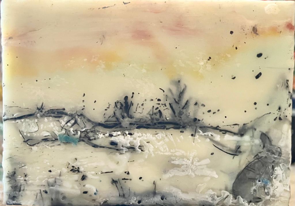 2.5 x 3.5 ATC  EA Whitescape Bunny EA 10022