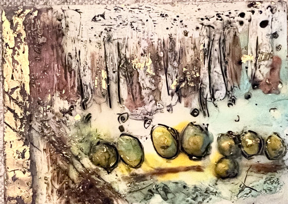 2.5 x 3.5 ATC  EA River Rocks EA 10023