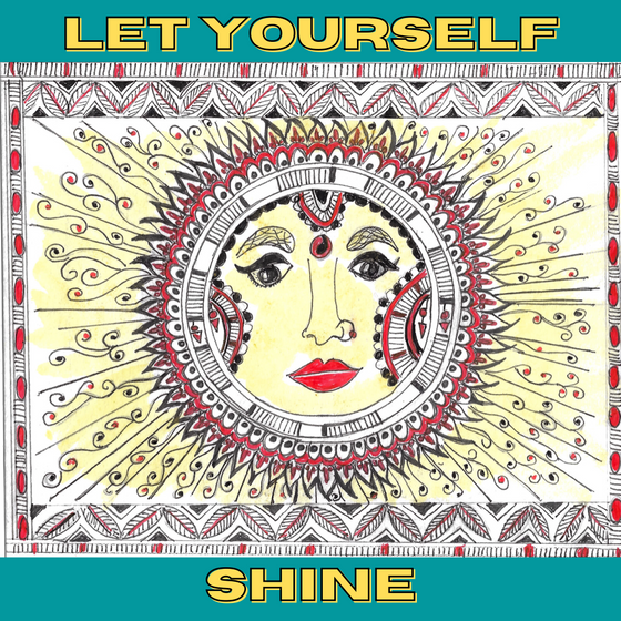“Let Yourself Shine” sticker - Solidarity Shop