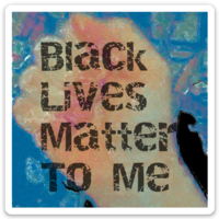 “Black Lives Matter To Me” flexible magnet - Solidarity Shop